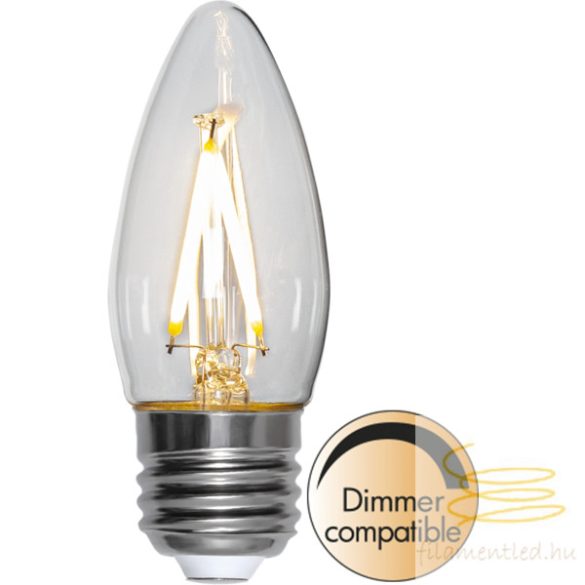 Startrading LED Filament Dimmerable Candle Clear E27 2,5W 2700K ST351-31