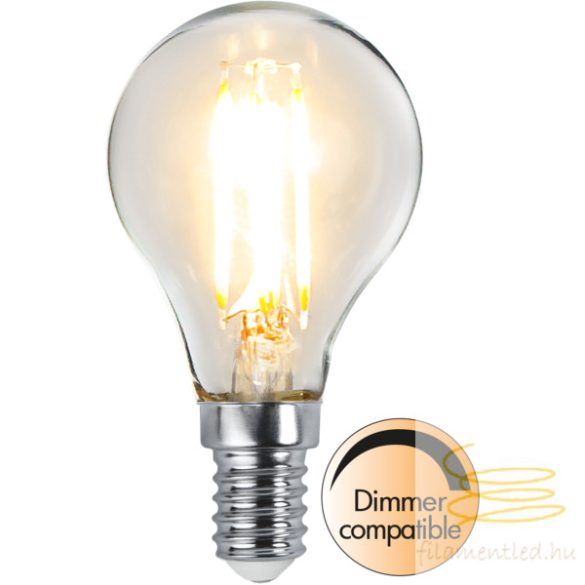 Startrading LED Filament Dimmerable Ping Pong Clear E14 2,5W 2700K ST351-34