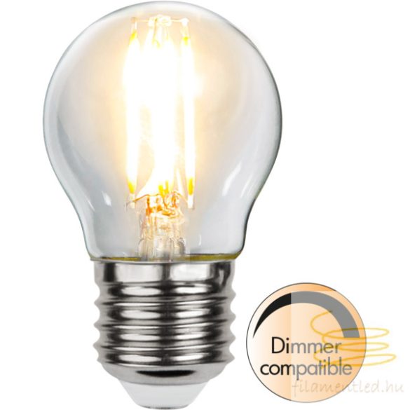 Startrading LED Filament Dimmerable Ping Pong Clear E27 2,5W 2700K ST351-35