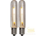 Startrading LED Filament T-lamp Selecta Clear E12 0,45W 2700K Double pack ST352-00