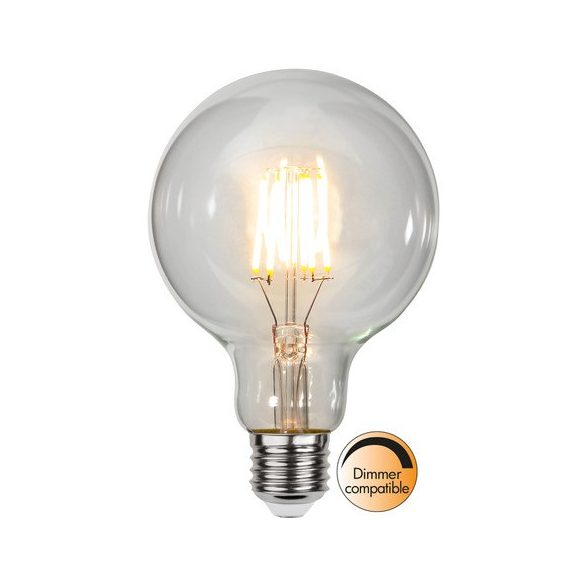 LED Filament Dimmerable G95 Clear E27 4,7W 2700K ST352-46-2