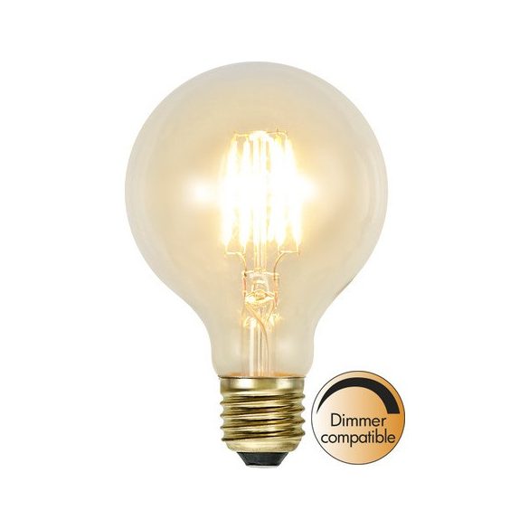 Startrading LED Filament Dimmerable Soft Glow G80 Clear E27 1,6W 2100K ST352-50-1