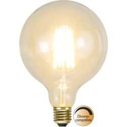   Startrading LED Filament Dimmerable Soft Glow G125 Clear E27 3,6W 2100K ST352-54-1