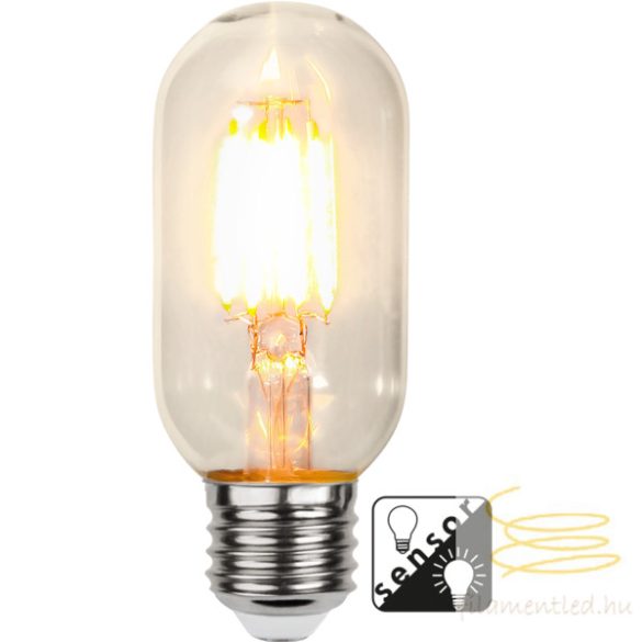 Startrading LED Filament Sensor Soft Glow T45 Clear E27 4W 2200K ST352-64-7 ST352-64-7