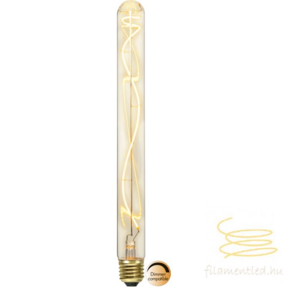 Startrading LED Filament Dimmerable Soft Glow Long Tube Clear E27 4W 2200K ST352-67