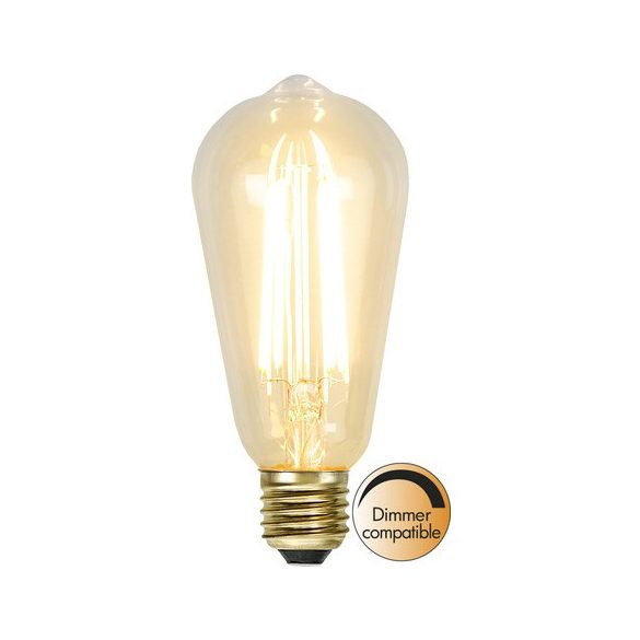 Startrading LED Filament Dimmerable Soft Glow ST64 Clear E27 3,6W 2100K ST352-72-1