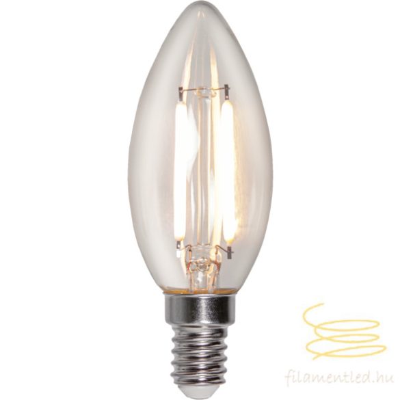 Startrading LED White Filament Dimmerable Candle Clear E14 2,5W 2700K ST352-79