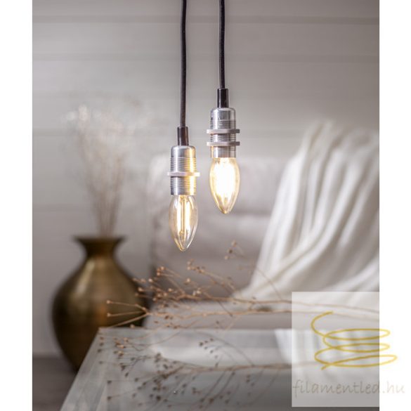 Startrading LED White Filament Dimmerable Candle Clear E14 2,5W 2700K ST352-79