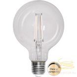 Startrading LED White Filament Dimmerable G95 Clear E27 7W 2700K ST352-83