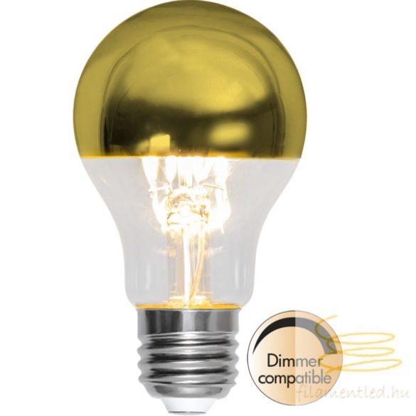 Startrading LED Filament Dimmerable A60 Top Gold E27 4,8W 2700K ST352-97