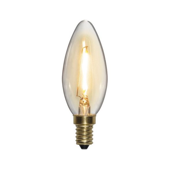 LED Filament  Soft Glow Candle Clear E14 0,8W 2100K ST353-03-1