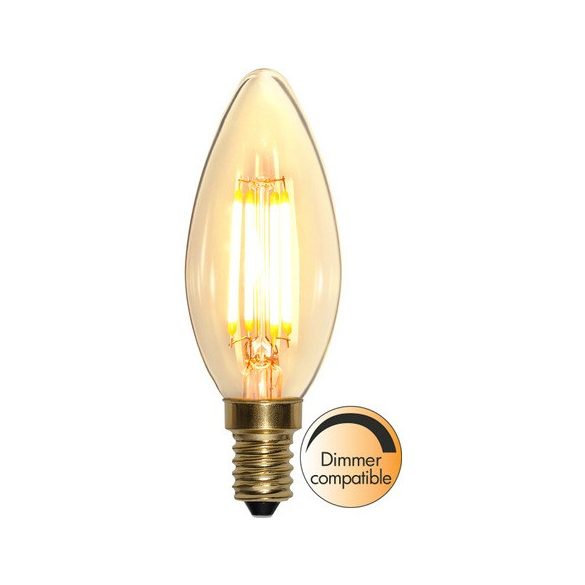 Startrading LED Filament Dimmerable Soft Glow Candle Clear E14 4W 2100K ST353-05-1