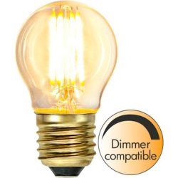   LED Filament Dimmerable Soft Glow Ping Pong Clear E27 4W 2100K ST353-16-1