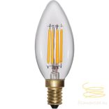 Startrading LED Filament Dimmerable Soft Glow Candle Clear E14 4,5W 2100K ST353-26