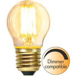   Startrading LED Filament Dimmerable Soft Glow Ping Pong Clear E27 4,5W 2100K ST353-27