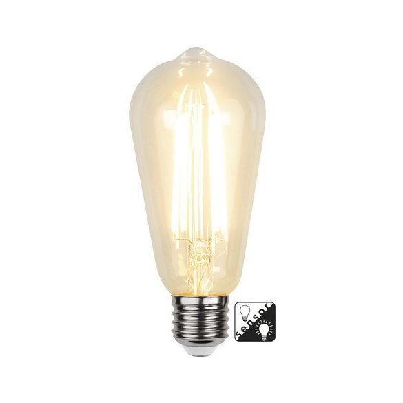 Startrading LED Filament Sensor ST64 Clear E27 3,5W 2200K ST353-70-7