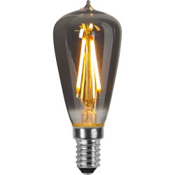   LED Filament  Teardrop Lantern Smoky Clear E14 1,6W 2100K ST353-72-1