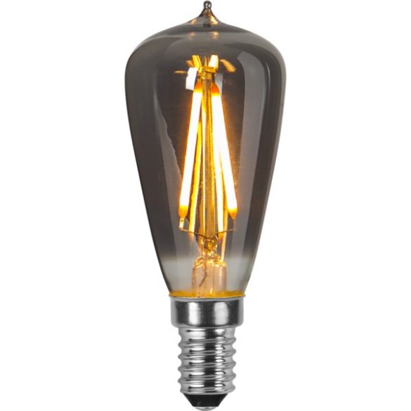 Startrading LED Filament  Teardrop Lantern Smoky Clear E14 1,6W 2100K ST353-72-1