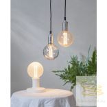 Startrading LED New Generation Filament Dimmerable Soft Glow G125 Clear E27 1W 2000K ST353-76