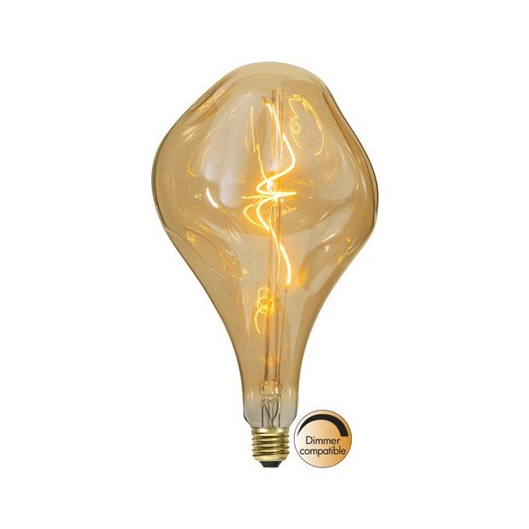 LED Filament Dimmerable A165 Spiral Vintage Gold Clear E27 3,8W 2000K ST354-27-4
