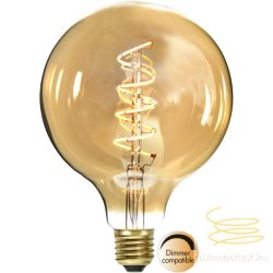   Startrading LED Filament Dimmerable G125 Spiral Vintage Gold Clear E27 3W 2000K ST354-42-4