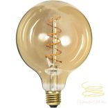 Startrading LED Filament Dimmerable G125 Spiral Vintage Gold Clear E27 3W 2000K ST354-42-4
