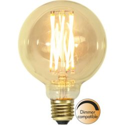   Startrading LED Filament Dimmerable G95 Vintage Gold Clear E27 3,7W 1800K ST354-51
