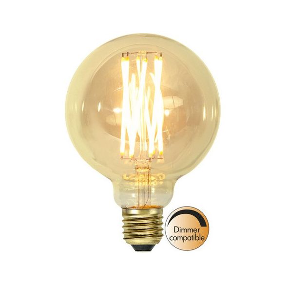 Startrading LED Filament Dimmerable G95 Vintage Gold Clear E27 3,7W 1800K ST354-51
