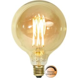   LED Filament Dimmerable G125 Vintage Gold Clear E27 3,7W 1800K ST354-52