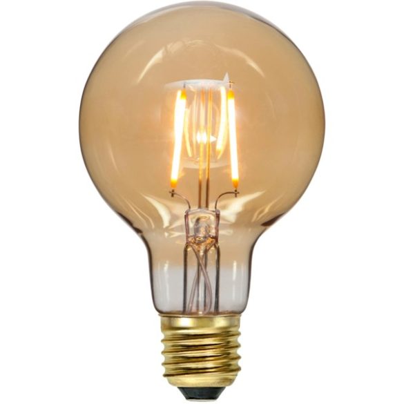 LED Filament  G80 Vintage Gold Clear E27 0,75W 2000K ST355-50-1