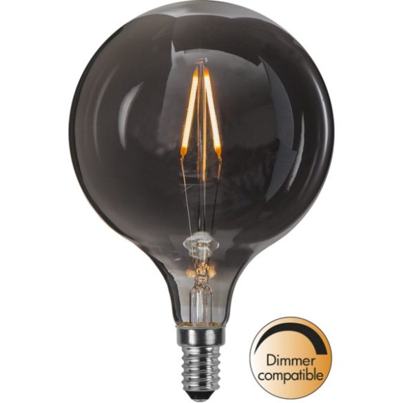 LED Filament Dimmerable G95 Smoky Clear E14 1,5W 2100K ST355-63
