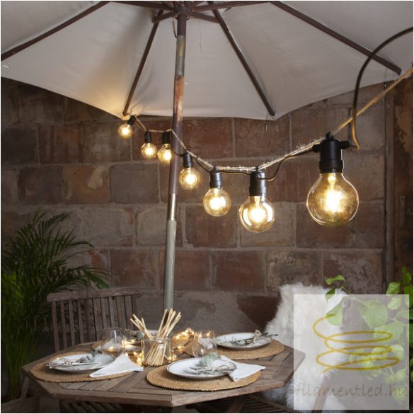 STARTRADING LED FILAMENT VINTAGE 24V DC G95 CLEAR E27 0,23W 2500K ST357-80 (4db/csomag)