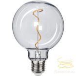 STARTRADING LED FILAMENT PC SOFT-GLOW G95 CLEAR E27 1W 2200K ST359-36