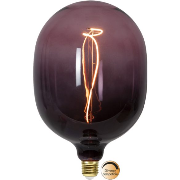 LED Filament Dimmerable C150 Colourmix Clear Black/Purple E27 4W 1800K ST366-50-1