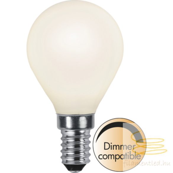 STARTRADING LED RICH COLOUR FILAMENT DIMMERABLE PING PONG OPAL E14 3,5W 2700K 375-17