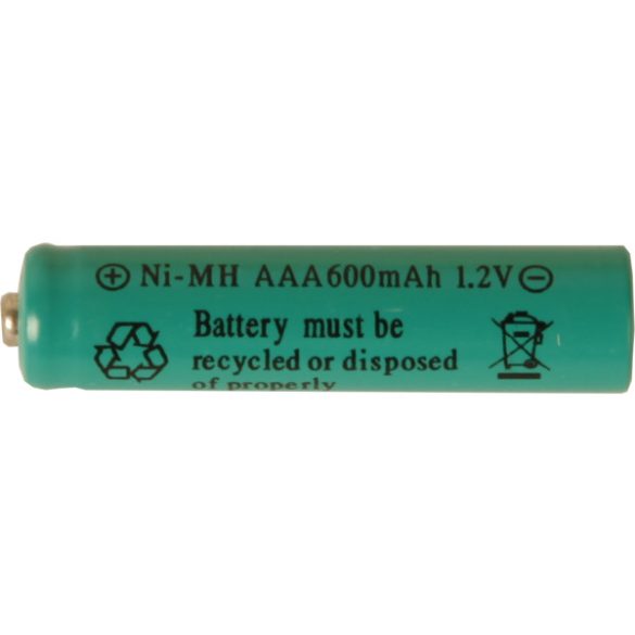 Rechargeable Battery AAA 1,2V 600mAh Ni-MH 478-00-2