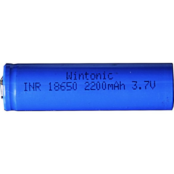 Startrading Rechargeable Battery 18650 3,7V 2200mAh Li-ion 478-05