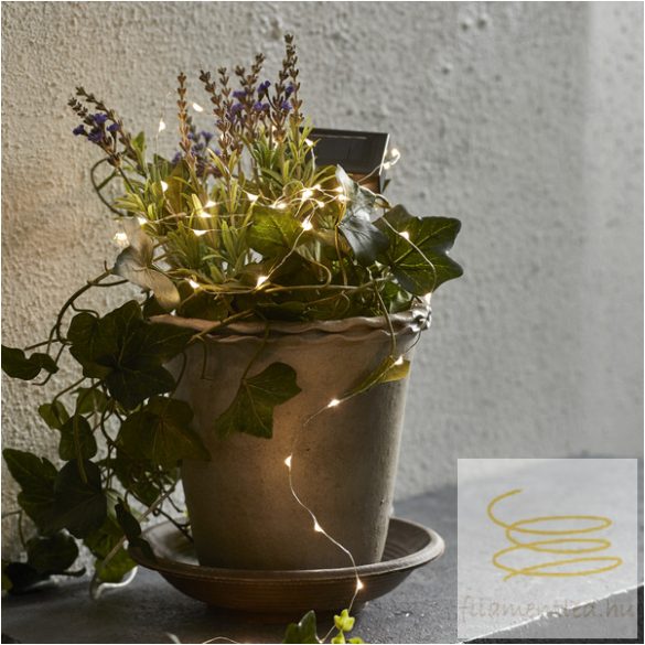 Startrading Solar Light Chain Dew Drop 480-30