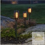 Startrading Solar Bollard 3 Pack Flame Mini 481-03