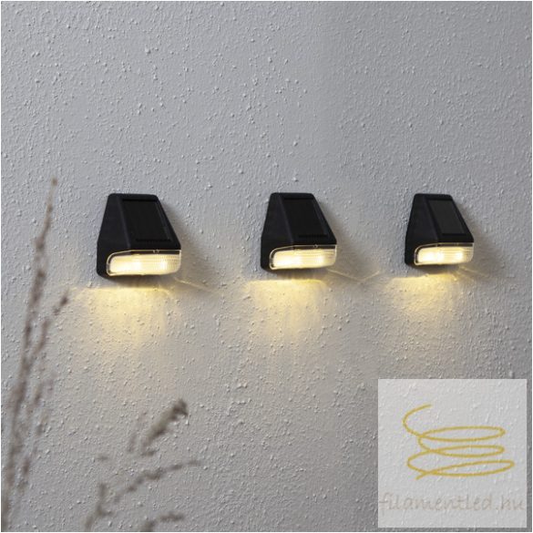 Startrading Solar Wall Lantern 3-p Wally Mini 481-62