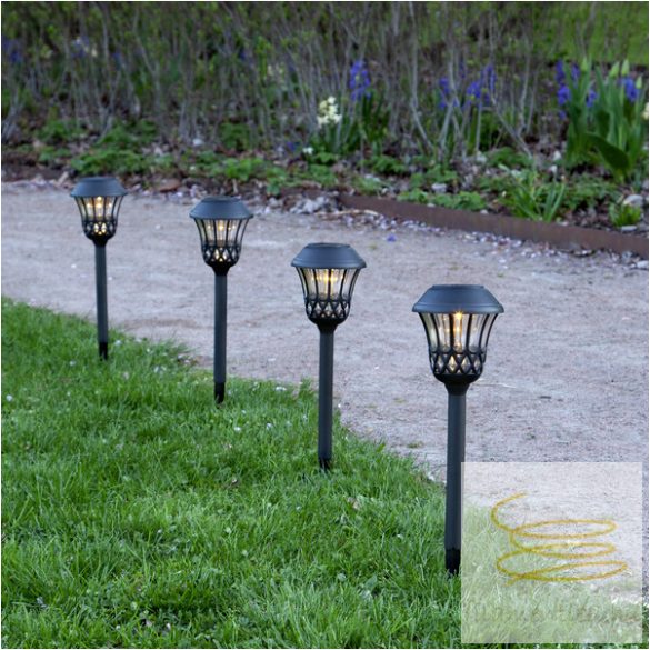 Startrading Solar Bollard 4 Pack Lace ST482-78
