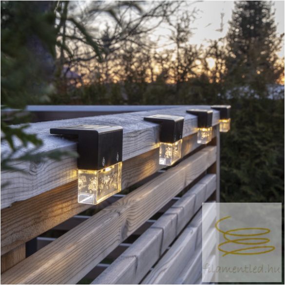 STARTRADING SOLAR WALL LANTERN BUBBLY FENCE 482-97