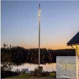 Startrading Flagpole Lights Shiny Warm White 594-66