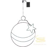 Startrading Silhouette X-mas bulb 701-48